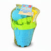 6pc Beach Bucket Set Blue – Kids Sand Play Toy Set