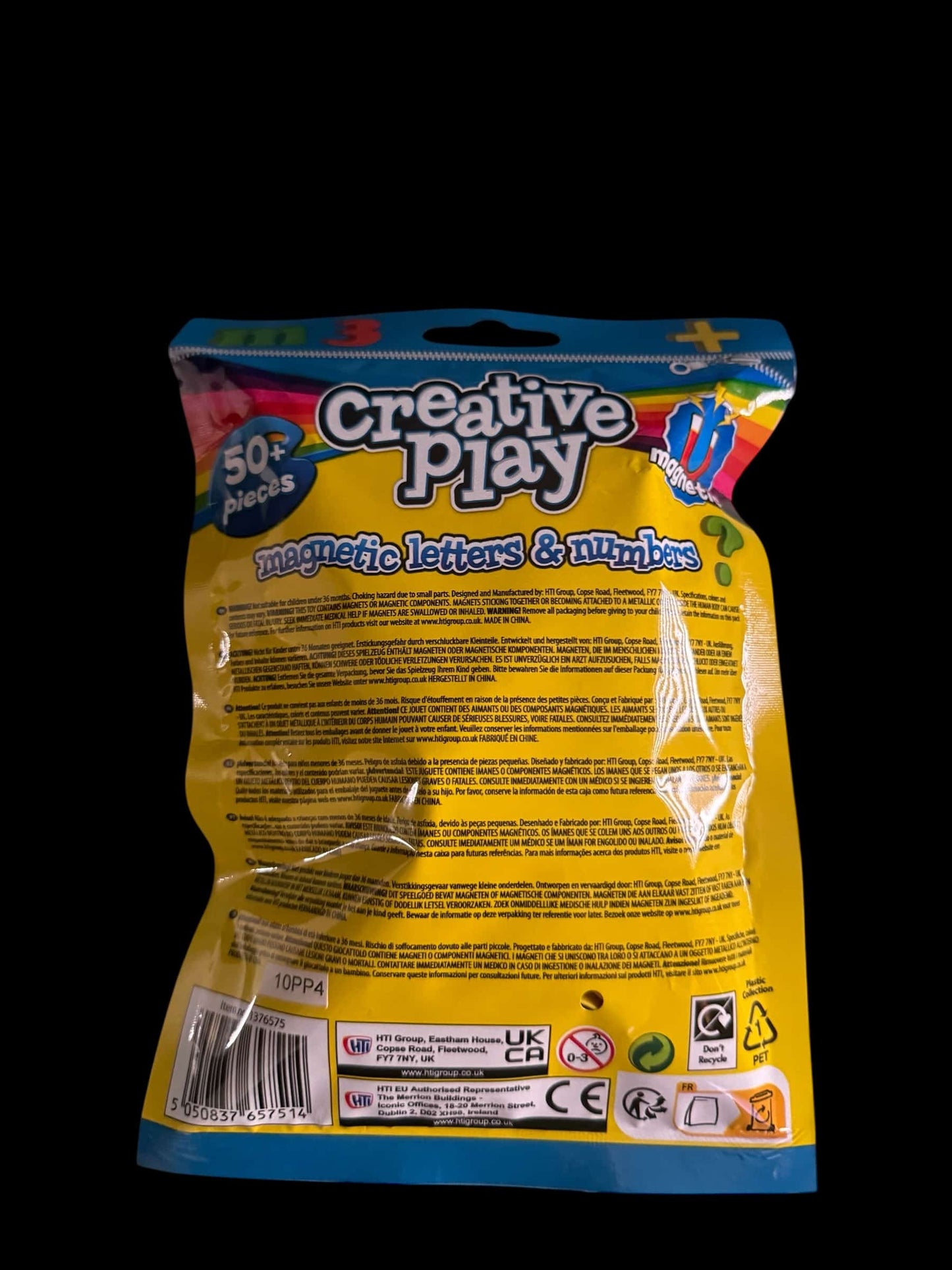 Pack of Magnetic Letters and Numbers - 50pc