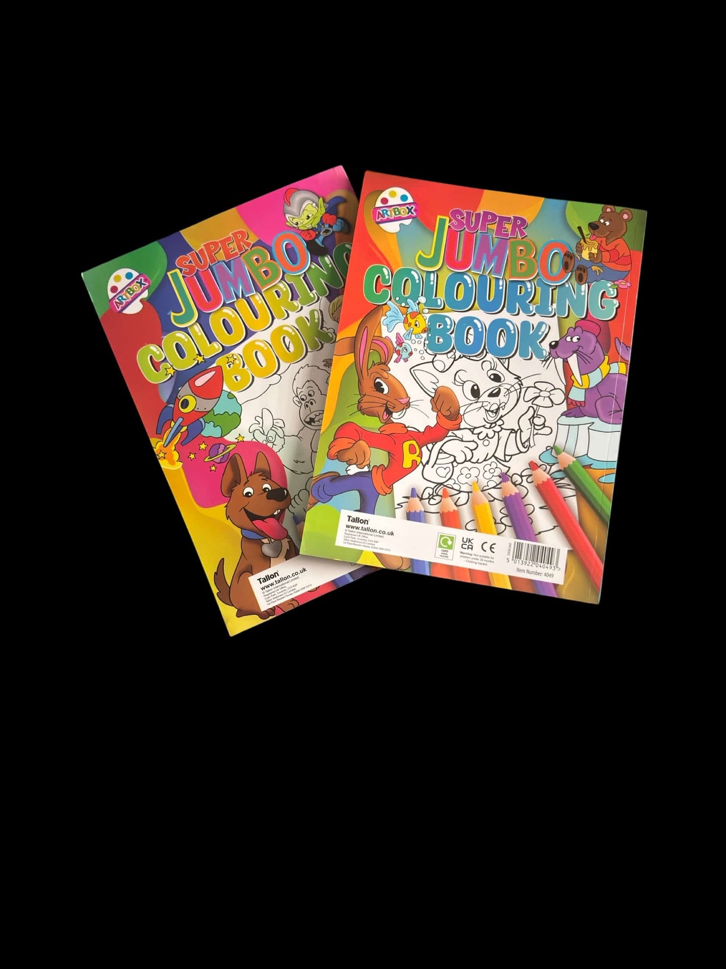 Super Jumbo Colouring Books - 2 Pack