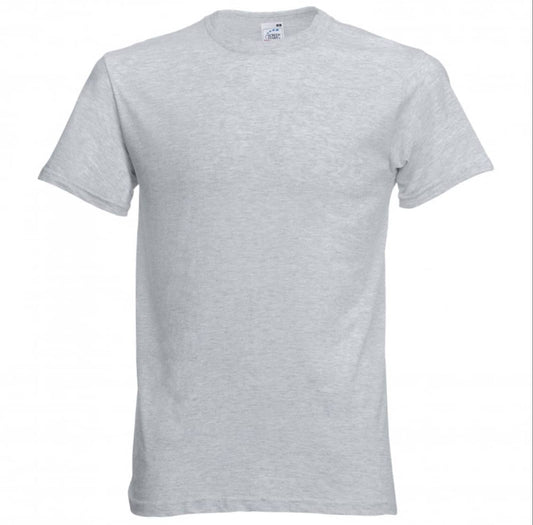 Unisex Printed T-Shirt | Grey – Crew Neck