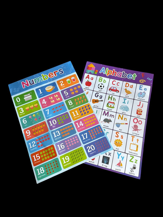A3 Big Cards - ABC/Numbers (2 Pack)