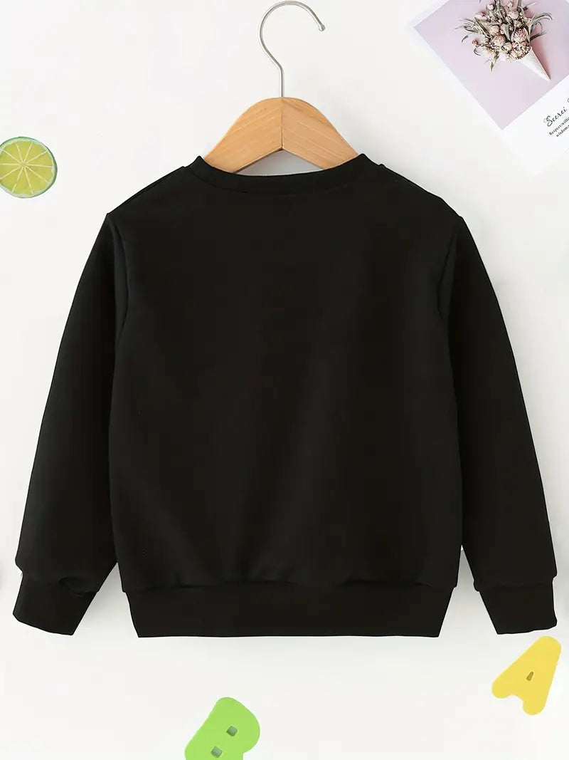 Girls Rainbow Casual Sweatshirt - Be Kind Print  - 4-5 Years