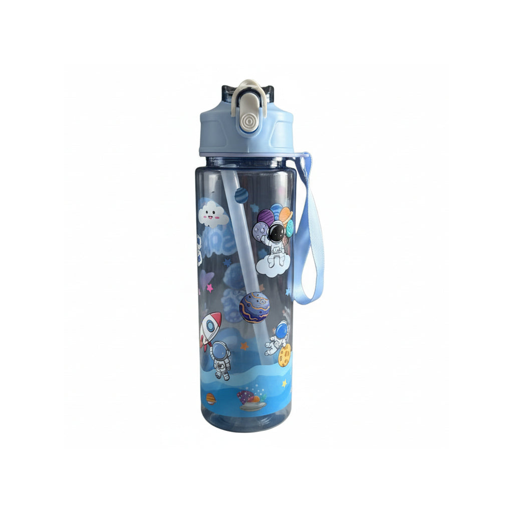 Blue Kids Space Water Bottle 21oz