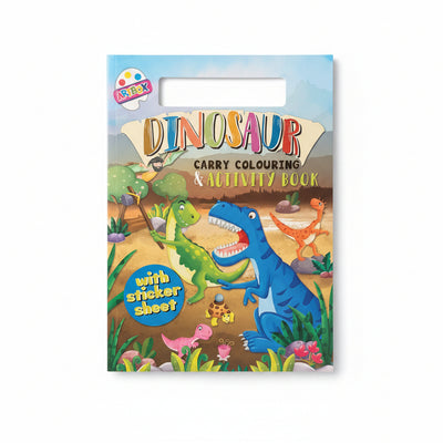 Dinosaur Carry Colouring Activity Book