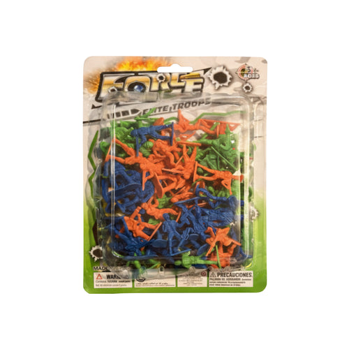 Elite Troops Army Men – Toy Soldiers in 3 Assorted Colours