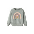 Girls Rainbow Casual Sweatshirt – 'Be Kind Print'