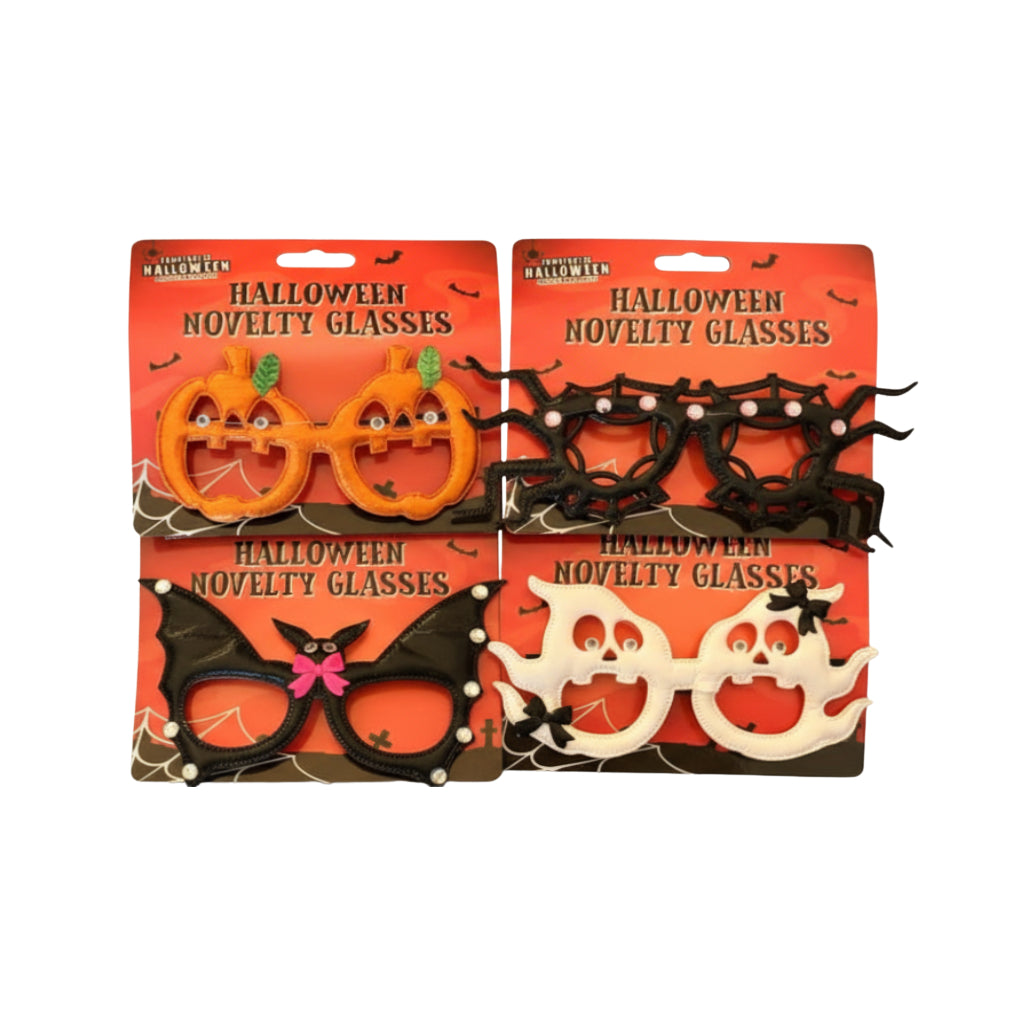Halloween Novelty Glasses (4 Pack)