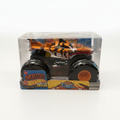 Hot Wheels Monster Trucks Tiger Shark in packaging showcasing its oversized design and vibrant colors