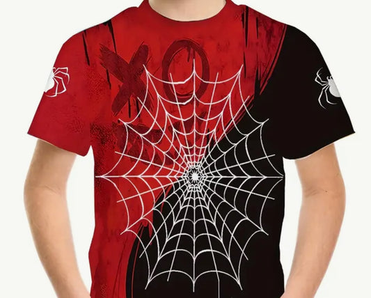 Boys Spiderweb tshirt