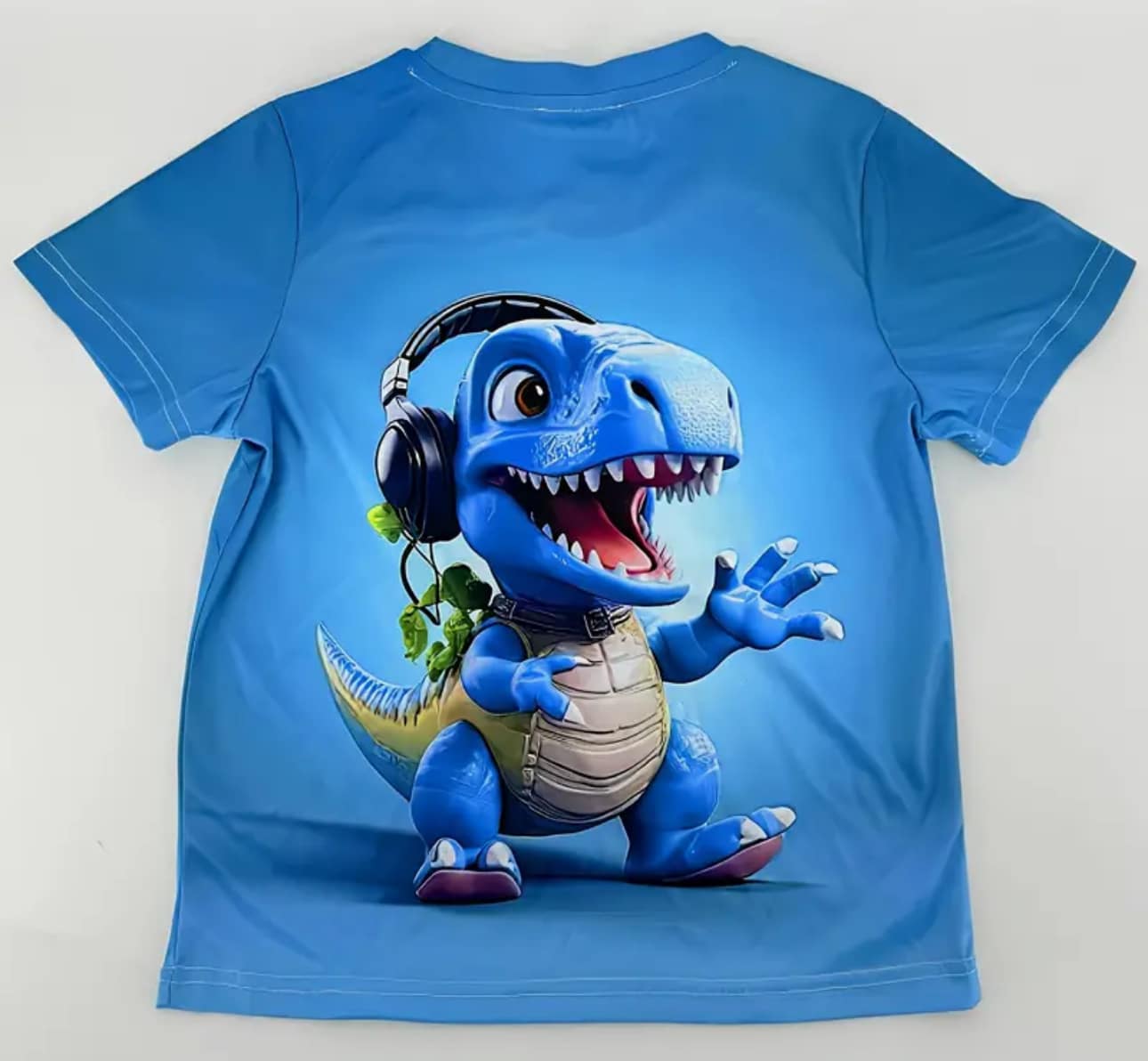 Boys Dino Print T Shirt - 5-6 Years