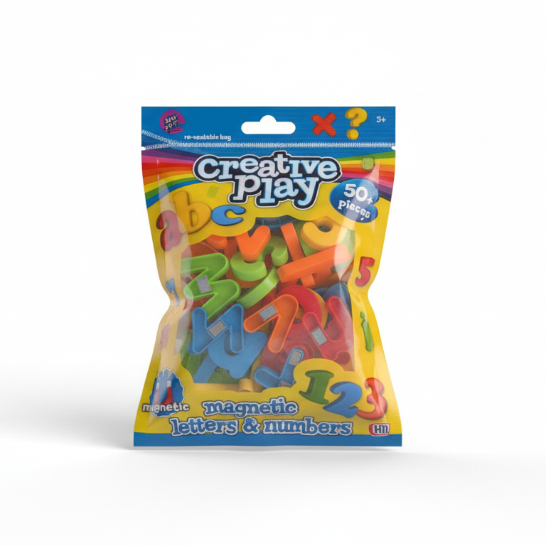 Pack of Magnetic Letters and Numbers - 50pc