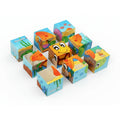 Sea World Jigsaw Wooden Blocks – Educational Puzzle Toy for Kids