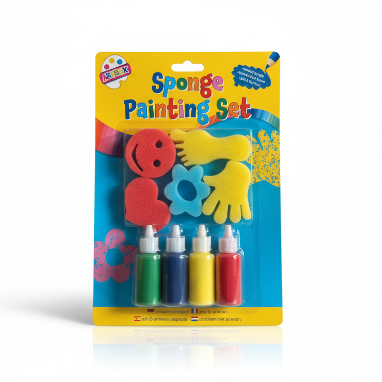 Kids Sponge Painting Art Set