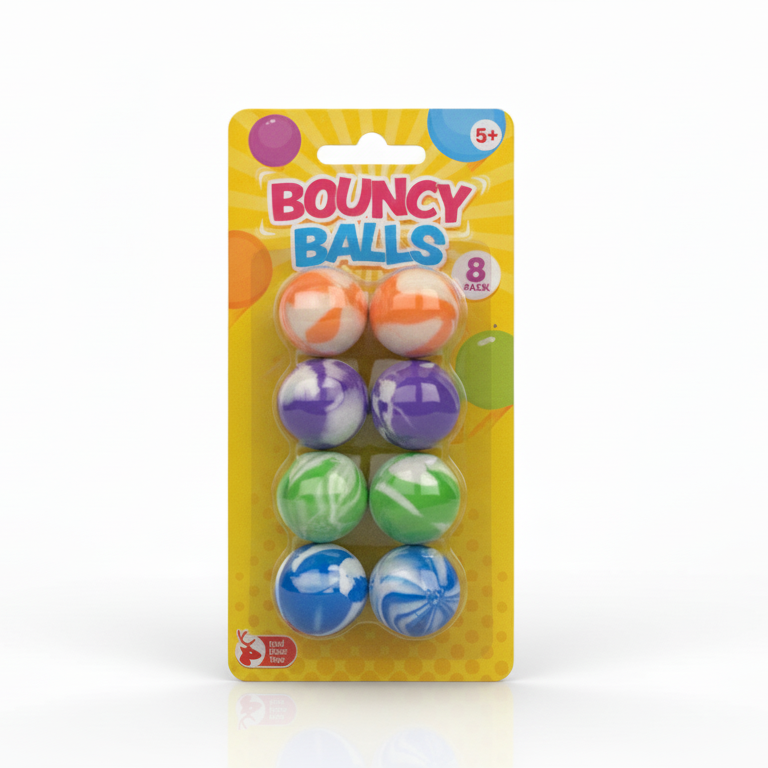 Colour Bouncing Balls (8 Pack)