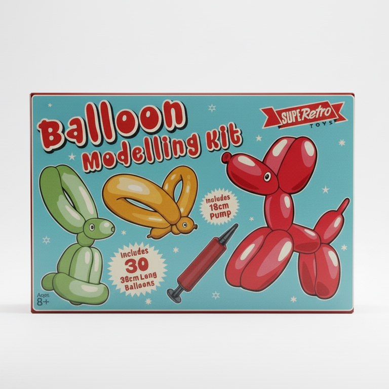 SuperRetro Balloon Modelling Kit (30pc)