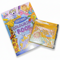 Kids Colouring Bundle – Blue Animal Book & 12 Crayons