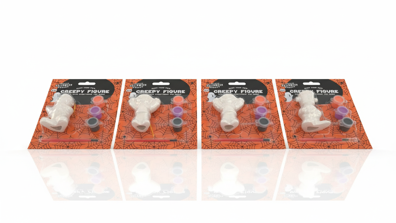 Halloween Paint Your Own Figure Kit (4 Pack)