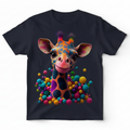 Girls 'Giraffe' Print T-Shirt