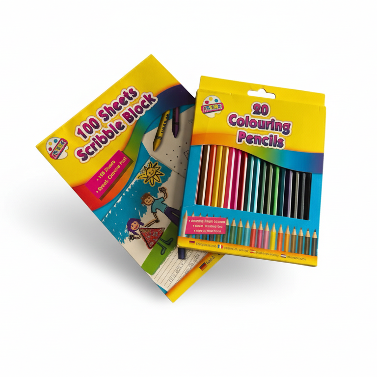 Bundle - Scribble Pad and 20 Colouring Pencils