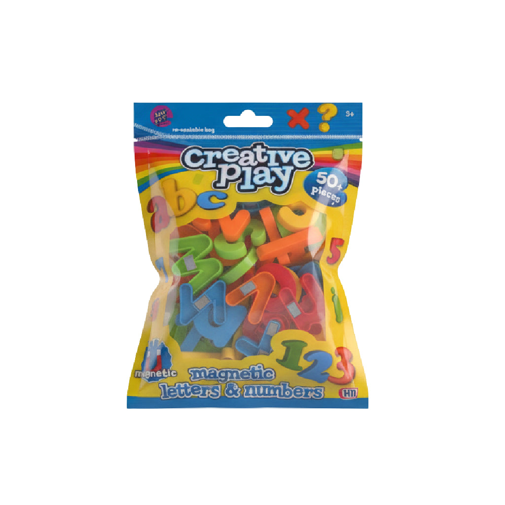 Pack of Magnetic Letters and Numbers - 50pc