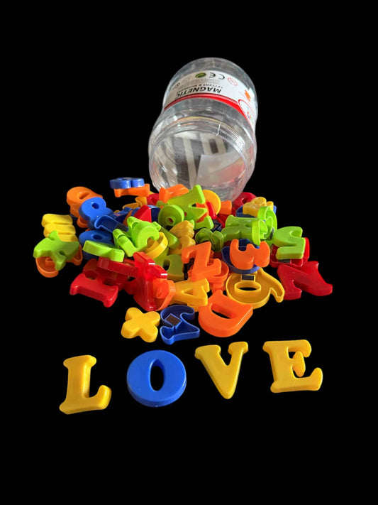 78pc Magnetic Letters and Numbers