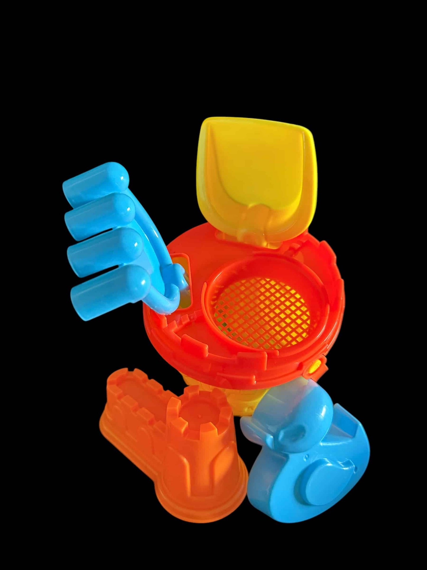 6pc Beach Bucket Set - Yellow