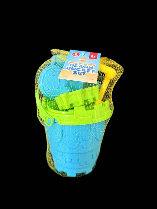 6pc Beach Bucket Set - Blue