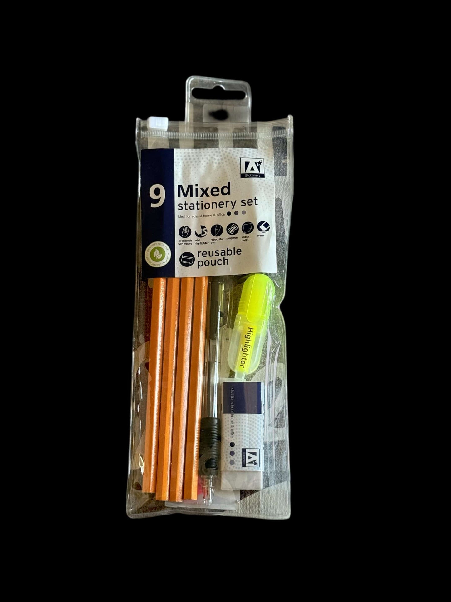 Alphabet Preschool Workbook/9pc Stationary Set