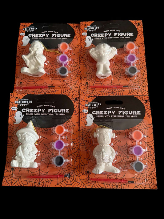 Halloween Paint Your Own Figure Kit - 4 Pack