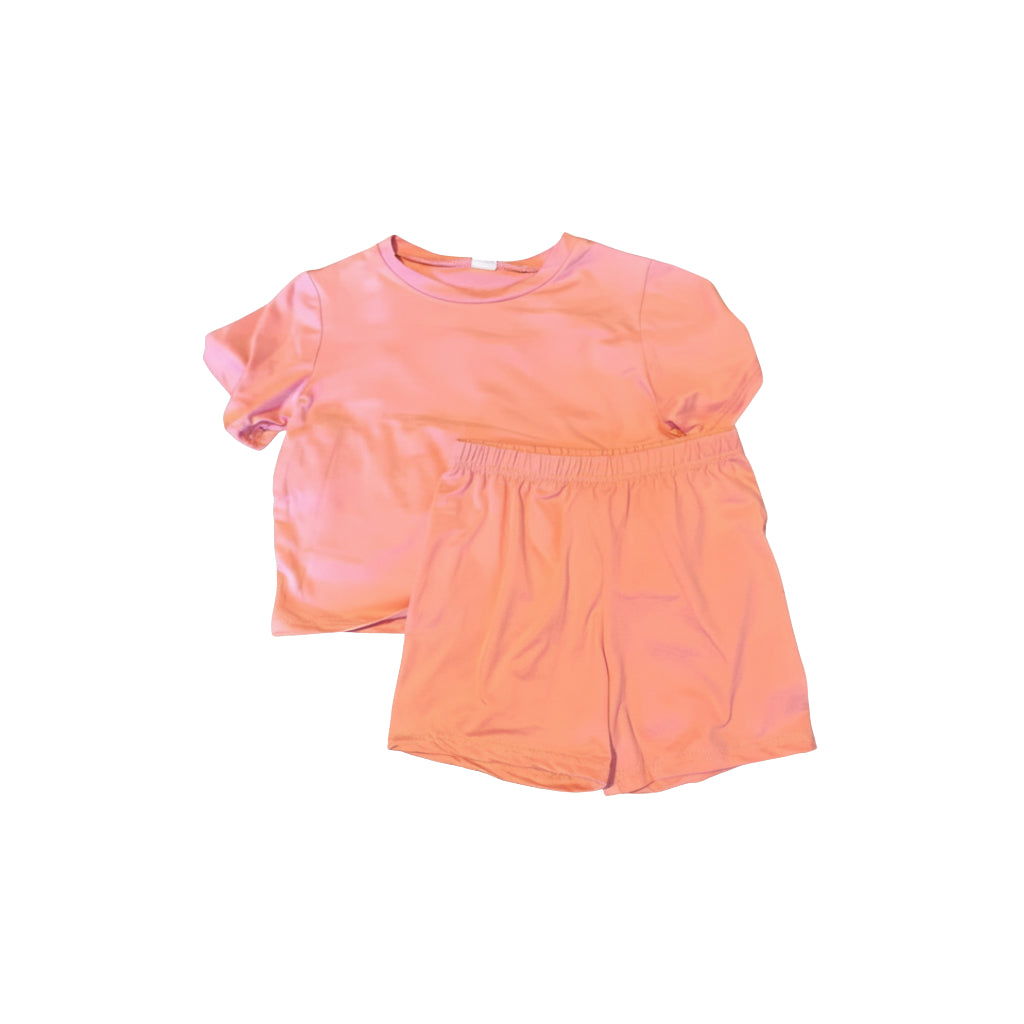 Girls Pink T-Shirt & White Shorts