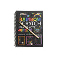 Rainbow Scratch-Off Notebook – 10 Pages - Creative Fun for Kids