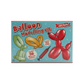 SuperRetro Balloon Modelling Kit packaging with colorful balloon animals and included items.