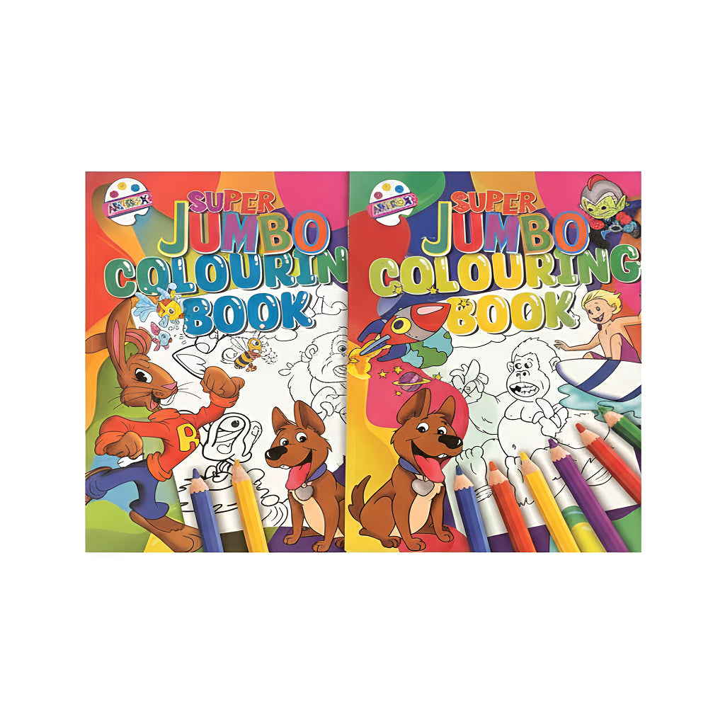 Super Jumbo Colouring Books (2 Pack)
