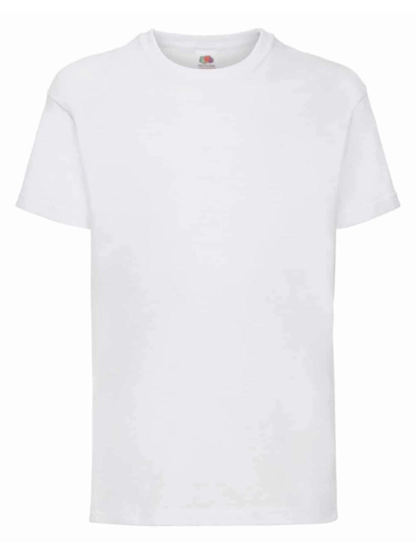 Kids Printed T-Shirt | White – Crew Neck