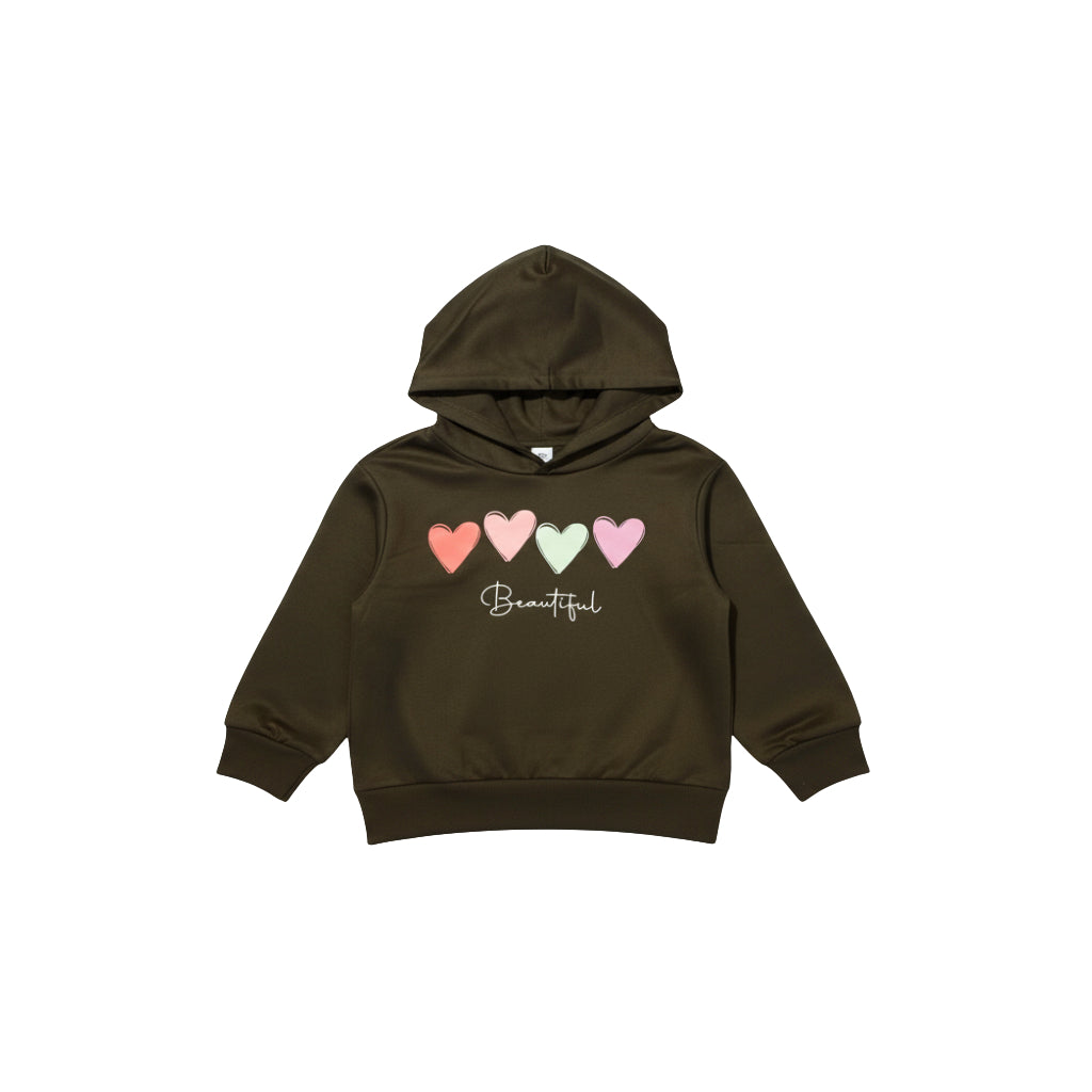 Girls Black Beautiful Hoodie