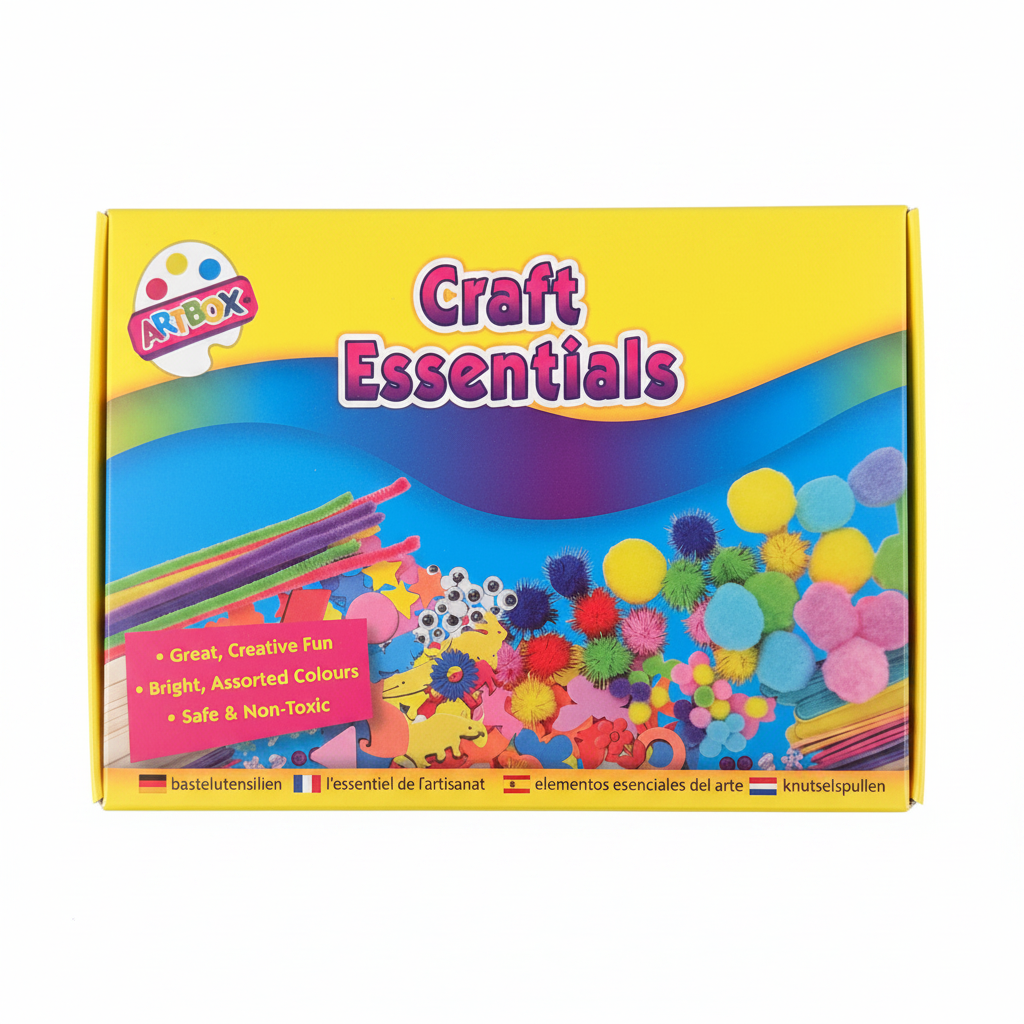 Artbox Craft Essentials box on a clean white background