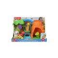Fisher-Price Little People Dinosaur Village and Playmat front facing on white background