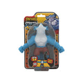Hammerhead Shark Stretch Toy in packaging, colorful design, ideal for stress relief and sensory play for kids 3 years and older.