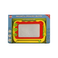 Magnetic Drawing Board for kids, colorful and reusable, perfect for drawing and learning, mess-free fun.