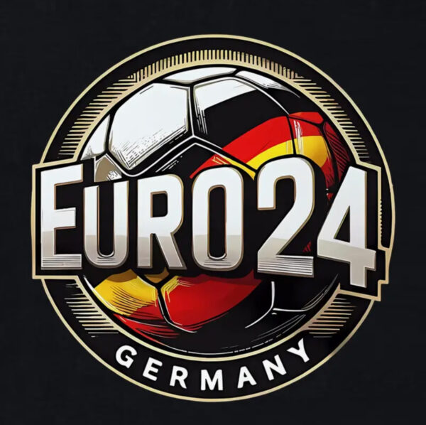 EURO 24 Mens Light Blue T Shirt - Image 2