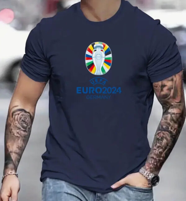 EURO 24 Mens Royal Blue T Shirt