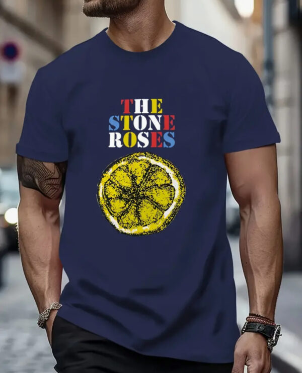 The Stone Roses Royal Blue Men's Print T Shirt - L/40