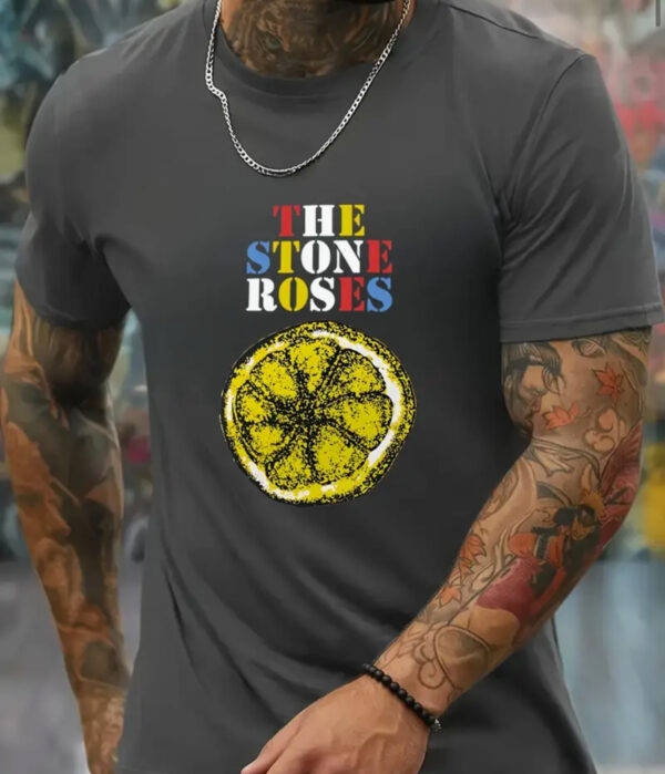 The Stone Roses Grey Men's Print T Shirt - M/38