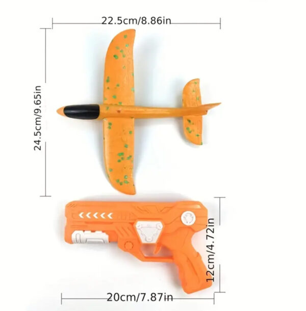 Orange Foam Plane and Launcher - Image 2