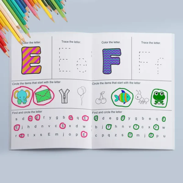 Alphabet - Preschool Workbook - Image 3