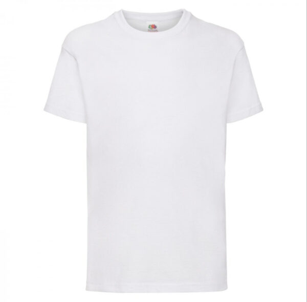 Kids Printed T-Shirt | White – Crew Neck