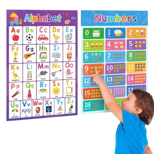 A3 Big Cards - Alphabet/Numbers