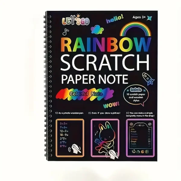 Rainbow Scratch off Notebooks