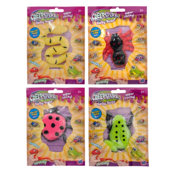 Creepsterz Gelly Bugz Squishy Animal Toys